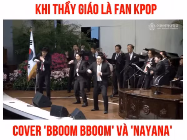 Cư dân mạng phát cuồng vì màn cover các bản hit K-Pop của tập thể thầy giáo 
