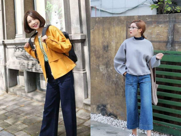 Học ngay những bí kíp mặc quần ống rộng trẻ trung trong mùa lạnh