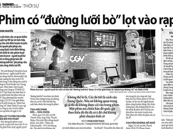 Phim có "đường lưỡi bò" lọt vào rạp chiếu Việt Nam: "Sự việc nghiêm trọng"