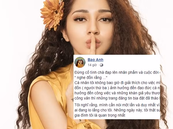 Bảo Anh lần đầu lên tiếng về tin đồn là người thứ 3 sau khi nhờ pháp luật can thiệp