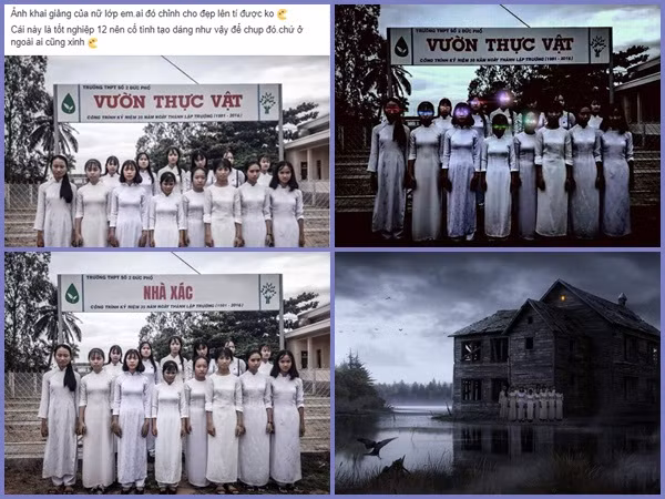 Nhờ "thánh photoshop", anh chàng nhận về nguyên album từ poster phim ma 