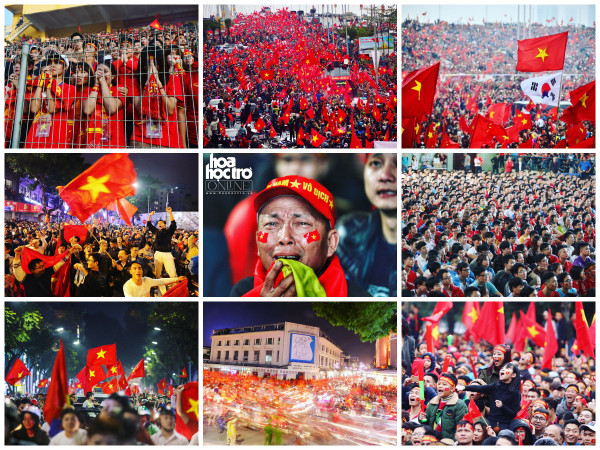 Chùm ảnh: Những khoảnh khắc đáng nhớ của hàng triệu người dân Việt trong sự kiện U23 Việt Nam