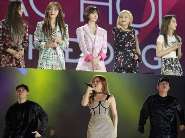 Đứng chung sân khấu với EXID, cô nàng fangirl Orange chính là người hạnh phúc nhất đêm qua