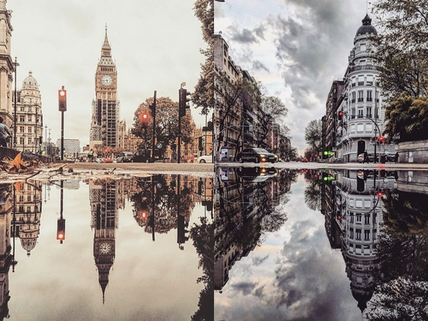 Chẳng cần máy ảnh xịn, bạn vẫn có thể chụp hình "chất lừ" chỉ với smartphone và... một vũng nước!