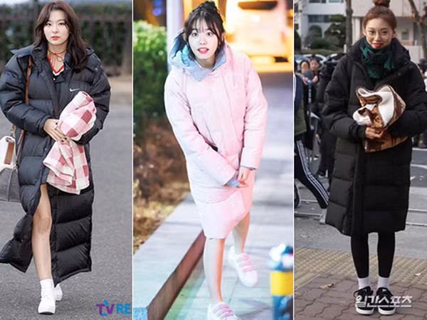 Xu hướng áo phao "to như gấu" kiểu Hàn đang ngày càng hot rầm rộ ở Việt Nam