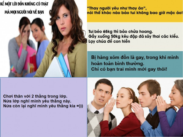 Teen đua nhau "trút nỗi lòng" với trào lưu "kể một lời đồn không có thật mọi người nói về bạn"