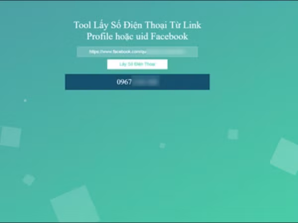 Website có thể tìm số điện thoại từ bất kỳ Facebook nào, kể cả đã ẩn thông tin