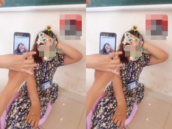 Học sinh trét bánh kem đầy mặt cô giáo chủ nhiệm để chúc mừng dịp 20/10 bị chỉ trích nặng nề