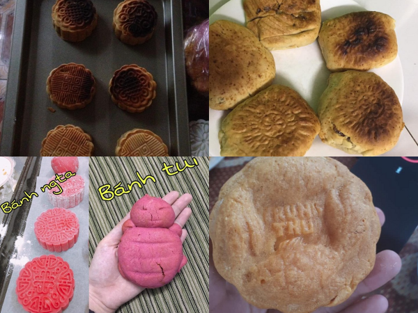 Những "siêu phẩm" bánh trung thu của chị em: Có nhiều người sinh ra không phải để làm bánh