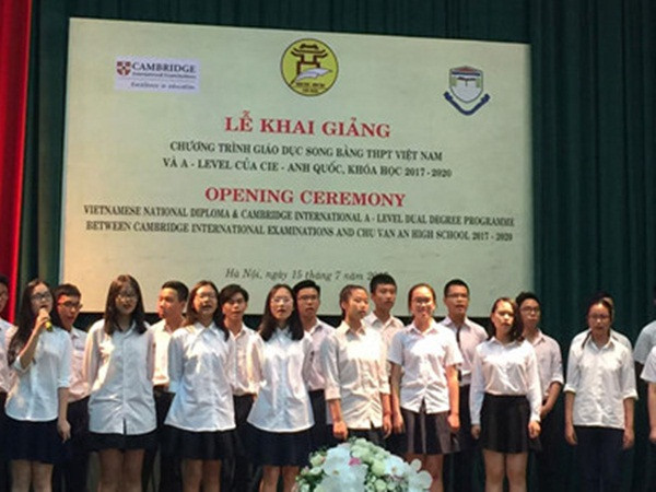 7 trường THCS ở Hà Nội tuyển học sinh lớp 6 chương trình song bằng