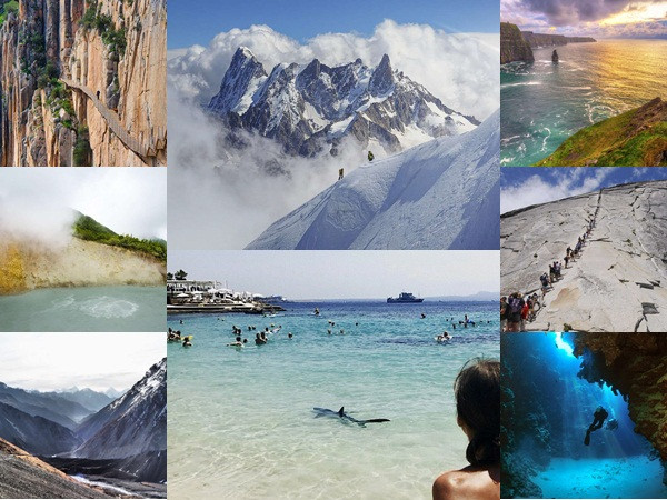 15 điểm du lịch hấp dẫn nhưng nguy hiểm chết người trên thế giới