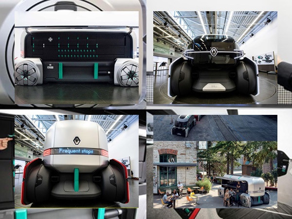 Chiêm ngưỡng xe tự lái hình thù lạ của Renault