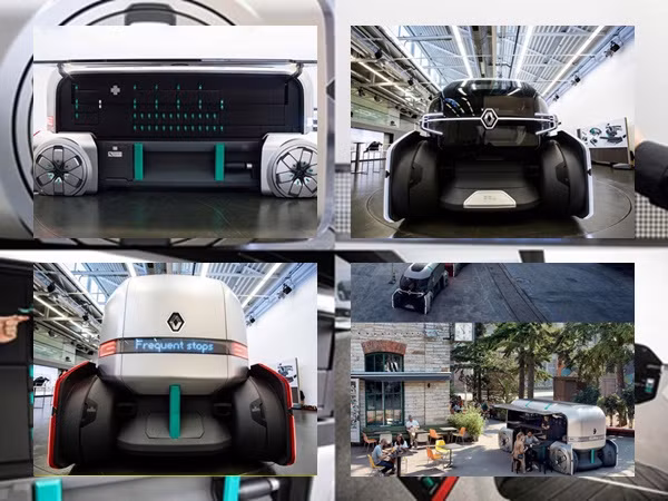 Chiêm ngưỡng xe tự lái hình thù lạ của Renault