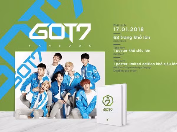 GOT7 fanbook - ấn phẩm siêu “hot” dành cho fan nhà JYP hẹn bạn trong tháng 1/2018