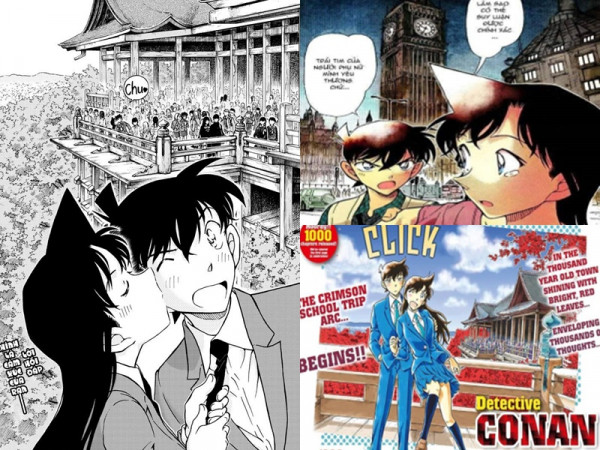 Sau bao năm chờ đợi, couple Shinichi và Ran cũng có cảnh công khai thân mật rồi đây này!