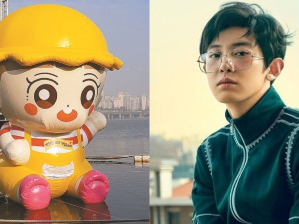 Khi EXO-L tặng quà sinh nhật thần tượng: Đầu tư hẳn "búp bê" khổng lồ hình Chanyeol thả xuống sông Hàn!