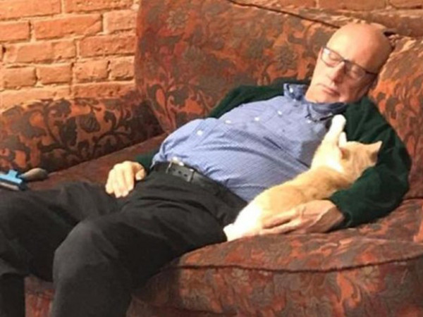 Gây quỹ gần 700 triệu chỉ trong 2 ngày nhờ bức ảnh ngủ gật bên mèo cưng