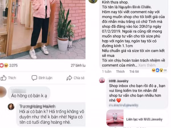 Bình luận mua hàng nghiêm túc thế này thì chủ shop nào chẳng tận tâm tư vấn!