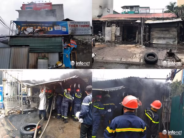 Hà Nội: "Bà hỏa" ghé thăm mùng 2 Tết, thiêu rụi một dãy nhà