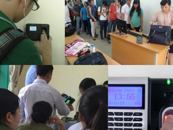 Máy điểm danh bằng vân tay: Tuyệt chiêu chuyên trị #TeamCúpHọc?