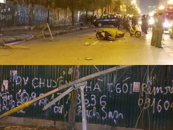 Nguyên nhân vụ cột sắt từ trên cao rơi xuống đường khiến cô gái tử vong
