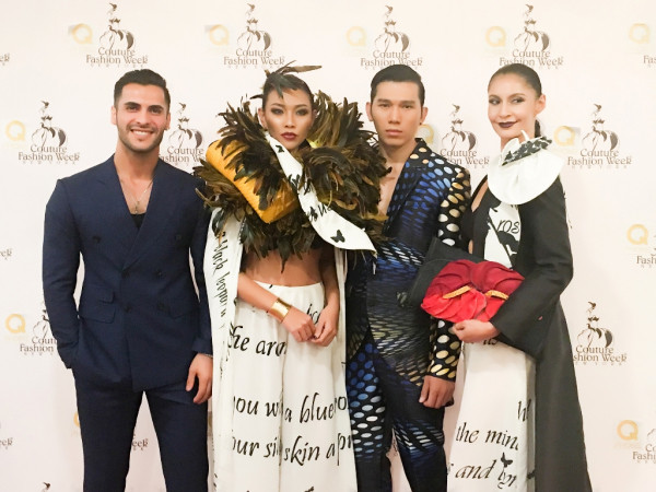 Siêu mẫu Ngọc Tình, Diệu Huyền xuất hiện ấn tượng ở tuần lễ "Couture New York Fashion"