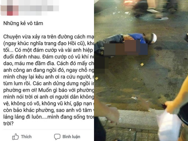 Thực hư thông tin công an khác phường từ chối giúp đỡ nhóm hiệp sĩ bị cướp tấn công