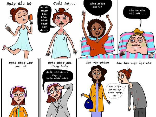 Bộ tranh: Con gái đâu nhất thiết lúc nào cũng phải đẹp