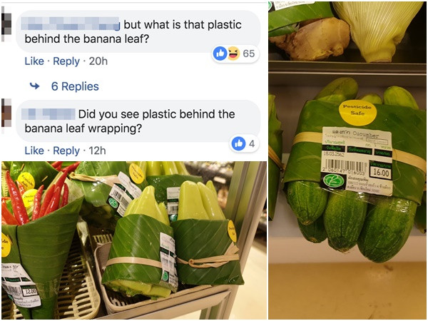 Phản ứng 2 chiều của cư dân mạng trước việc siêu thị ở Thái dùng lá chuối thay túi nylon