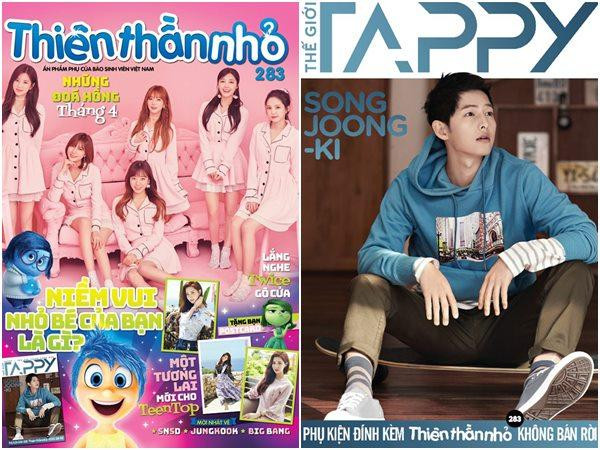Đọc Thiên Thần Nhỏ 283, có ngay poster khổ lớn của Park Bo Gum và EXO 
