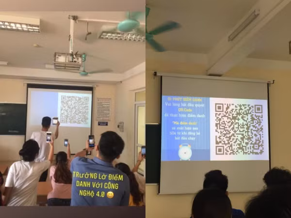 Cộng đồng mạng tranh cãi với hình thức điểm danh bằng mã QR của ĐH Luật Hà Nội