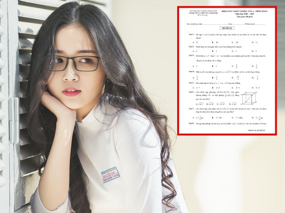 Đề bài và đáp án thi thử THPT Quốc gia 2019 môn Toán lần 1 THPT Lômônôxốp 