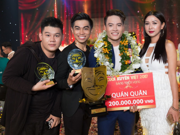 Võ Tấn Phát đăng quang Bảng Triển Vọng của "Cười Xuyên Việt 2017"