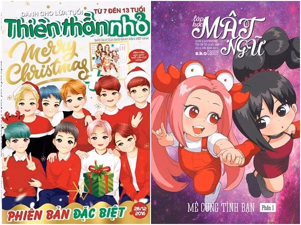 Thiên Thần Nhỏ truyện tranh 40 tặng các Tappy lịch chibi 2017 khổ lớn 