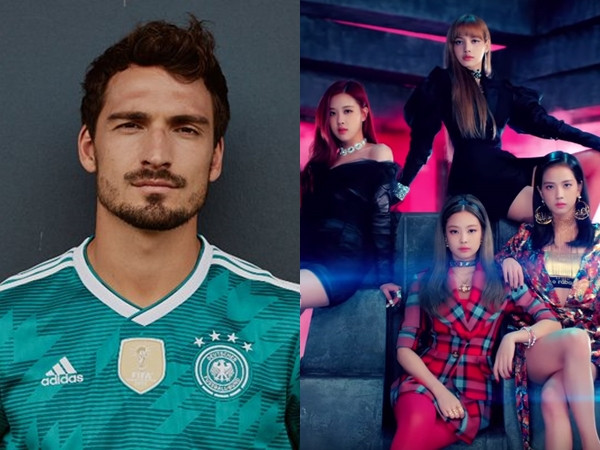 Trung vệ tuyển Đức Mats Hummels bất ngờ muốn trao đổi áo đấu với BLACKPINK