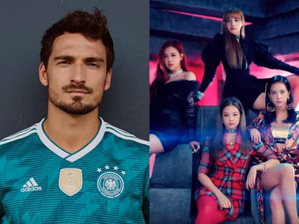 Trung vệ tuyển Đức Mats Hummels bất ngờ muốn trao đổi áo đấu với BLACKPINK