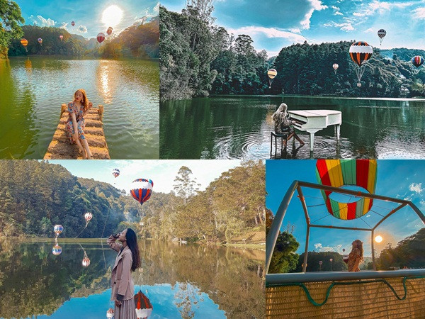 Đà Lạt xuất hiện khu rừng khinh khí cầu cực đẹp để chụp ảnh sống ảo