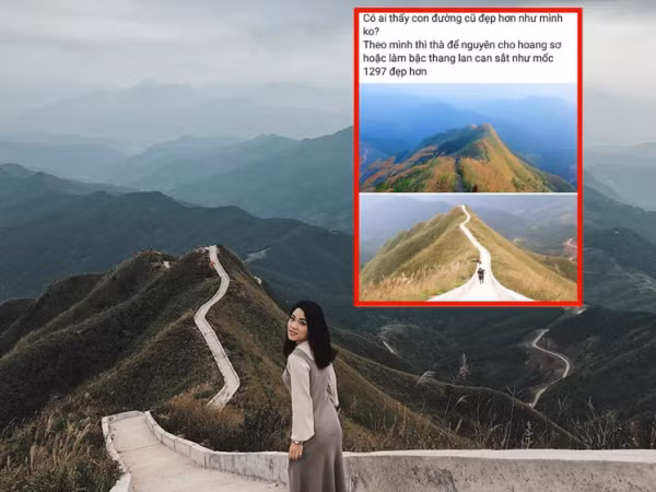 Hội mê xê dịch tranh cãi nảy lửa khi "xương sống khủng long" ở Bình Liêu được bê tông hóa