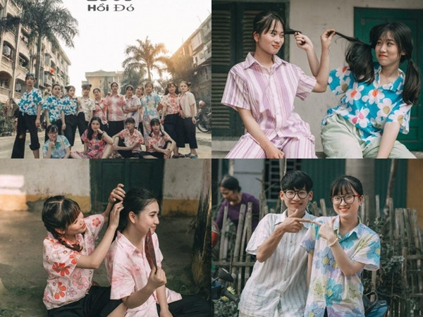 Học sinh cấp 3 tái hiện thời bao cấp qua bộ ảnh kỷ yếu cực ngầu