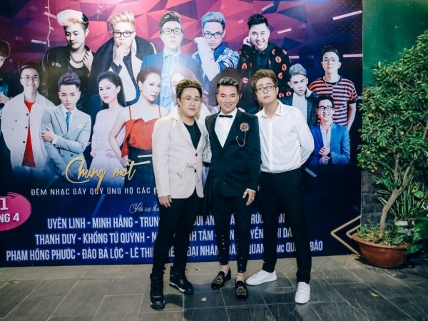 Mr. Đàm bất ngờ xuất hiện tại đêm nhạc thiện nguyện do Trung Quân tổ chức