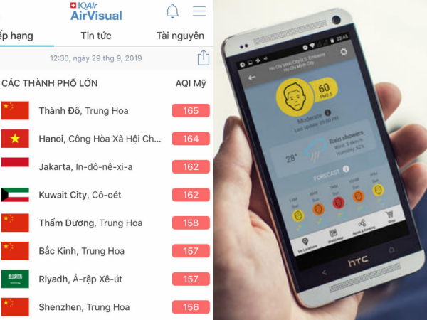 Cách kiểm tra mức độ ô nhiễm không khí đơn giản bằng smartphone của bạn