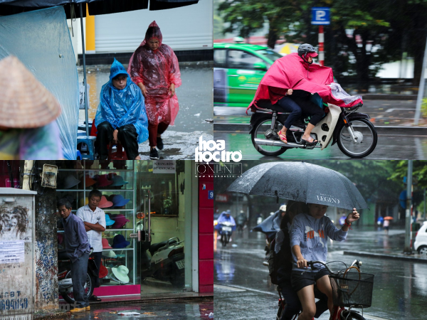 Chùm ảnh: Nhiệt độ giảm sâu, người dân Hà Nội cảm nhận rõ cái lạnh đầu mùa