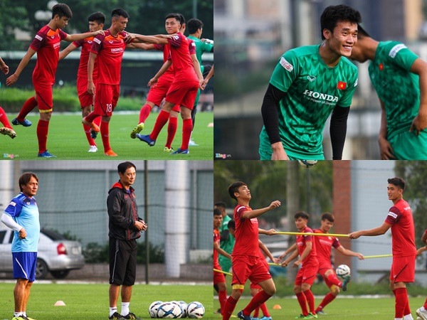 U22 Việt Nam hào hứng với bài khởi động của HLV Kim