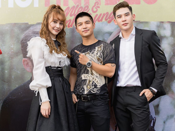 Cường Seven điển trai đến chúc mừng MLee - Minh Trung ra mắt MV "Mối tình đầu"