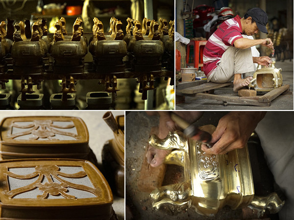 Cận cảnh đúc lư đồng tại làng nghề cuối cùng ở Sài Gòn