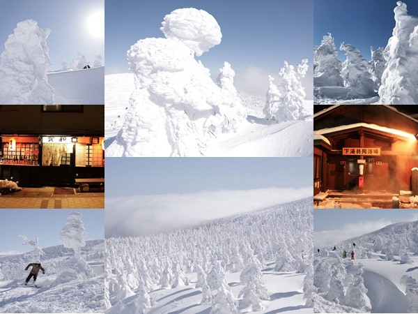 Khu rừng "quái vật tuyết" thu hút du khách tại Nhật Bản