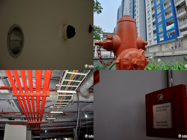 Những hình ảnh "chết người" của chung cư Carina trước khi vụ hỏa hoạn xảy ra