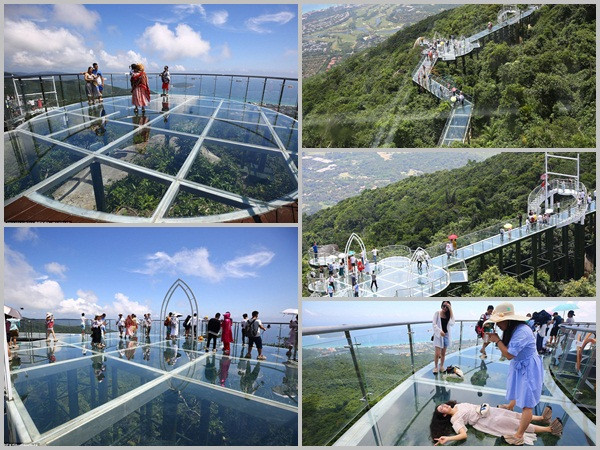 Trung Quốc mở cửa cầu đáy kính đi xuyên rừng ở độ cao 450m