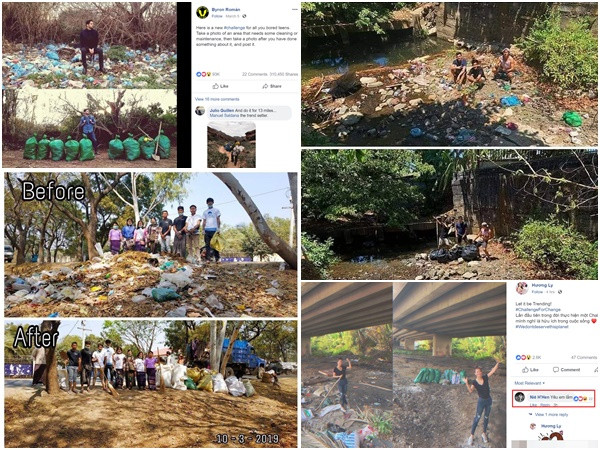 Challenge for change - "Trào lưu dọn rác" đang thu hút sự chú ý của nhiều bạn trẻ