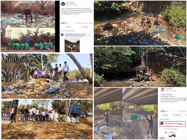 Challenge for change - "Trào lưu dọn rác" đang thu hút sự chú ý của nhiều bạn trẻ